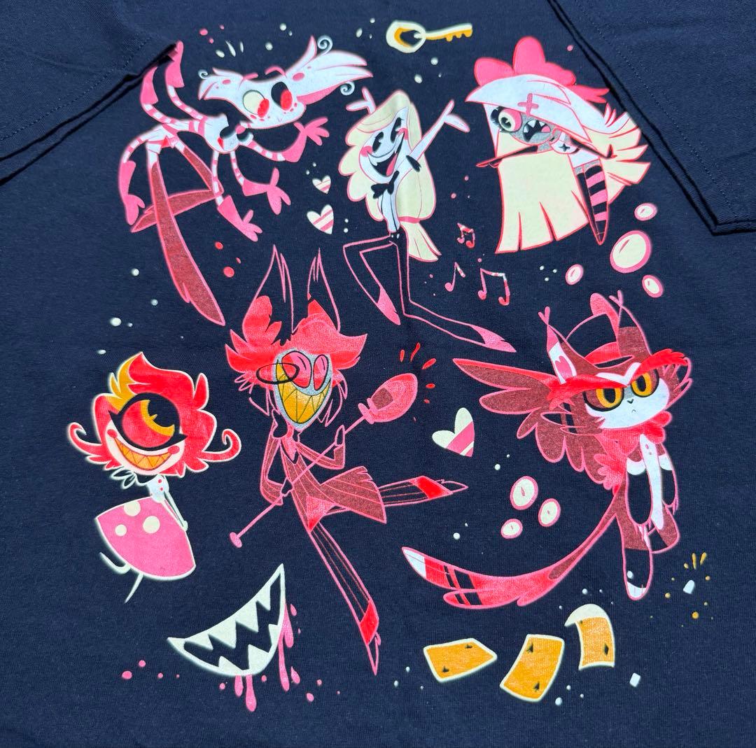 ハズビンホテル　HazbinHotel　Tシャツ　黒　Mサイズ　海外公式デザイン — image 2