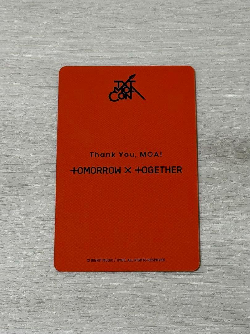 TXT MOACON モアコン MOAZONE FC トレカ スビン ルザラバ — image 3