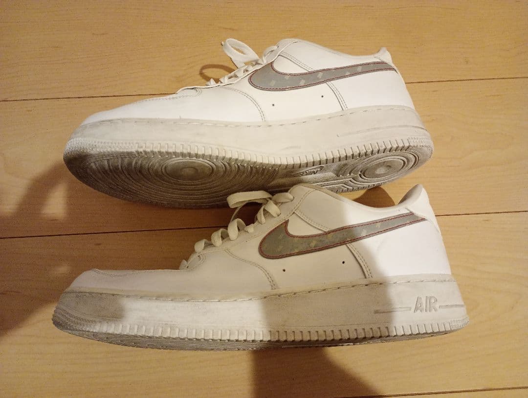 本日発送　NIKE AIR FORCE 1 ホワイト グレー　29センチ — image 2