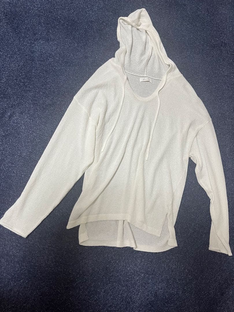 crewre キーネックシアニットフーディ　size1 — image 4