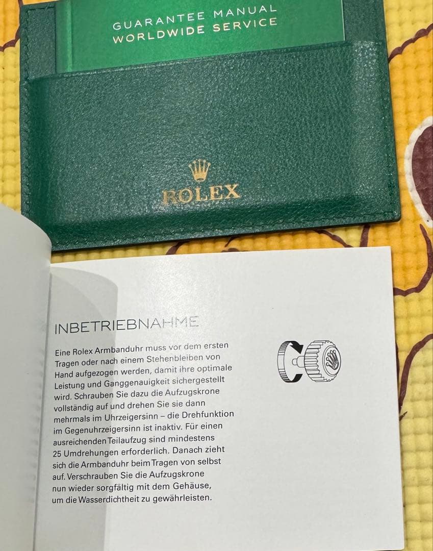 ROLEX カードケース SEA-DWELLER 説明書 — image 3