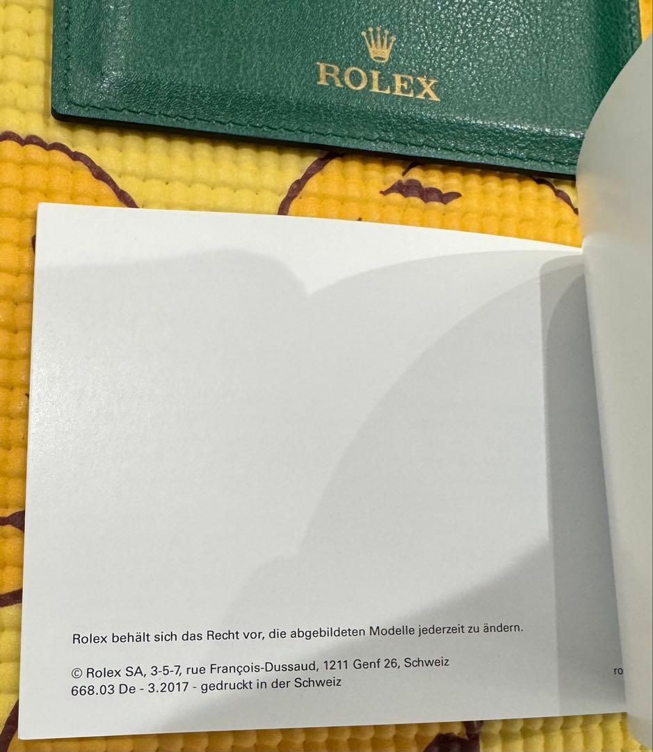 ROLEX カードケース SEA-DWELLER 説明書 — image 4
