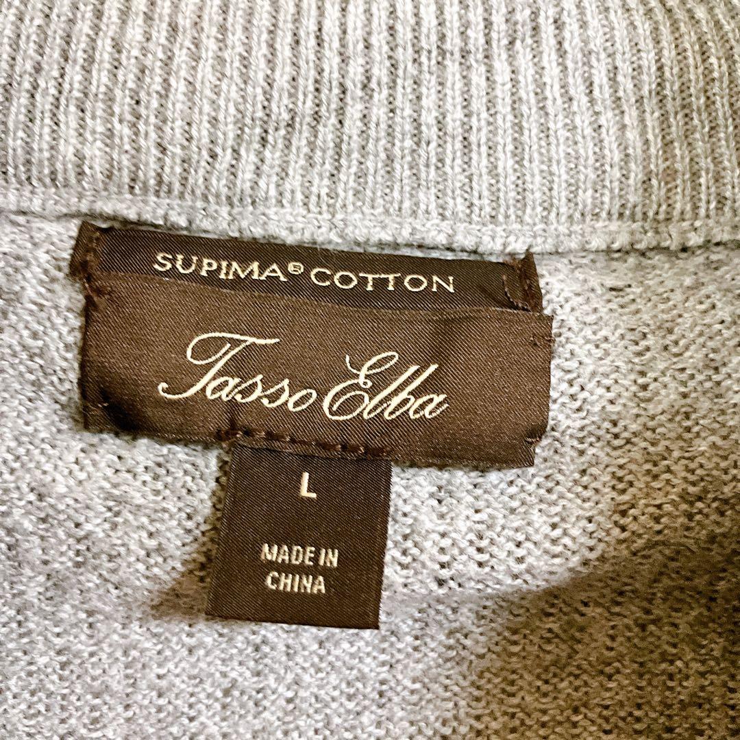 海外古着✨Tasso Elba【L】グレー セーター メンズ — image 2