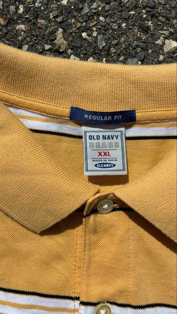 old navy ポロシャツ　イエロー　ヴィンテージ 90s ☆希少☆ — image 3