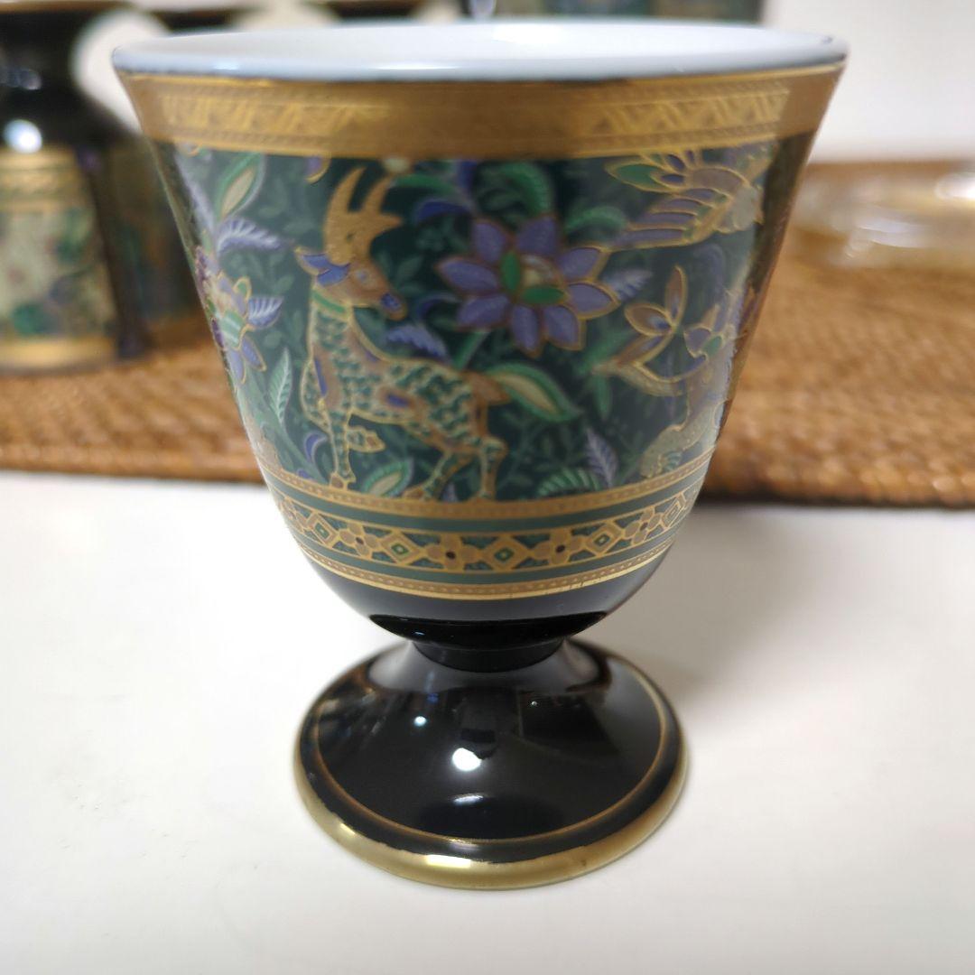 Eclectique kaikaiエクレクティックカイカイ　象更紗　酒器セット — image 5