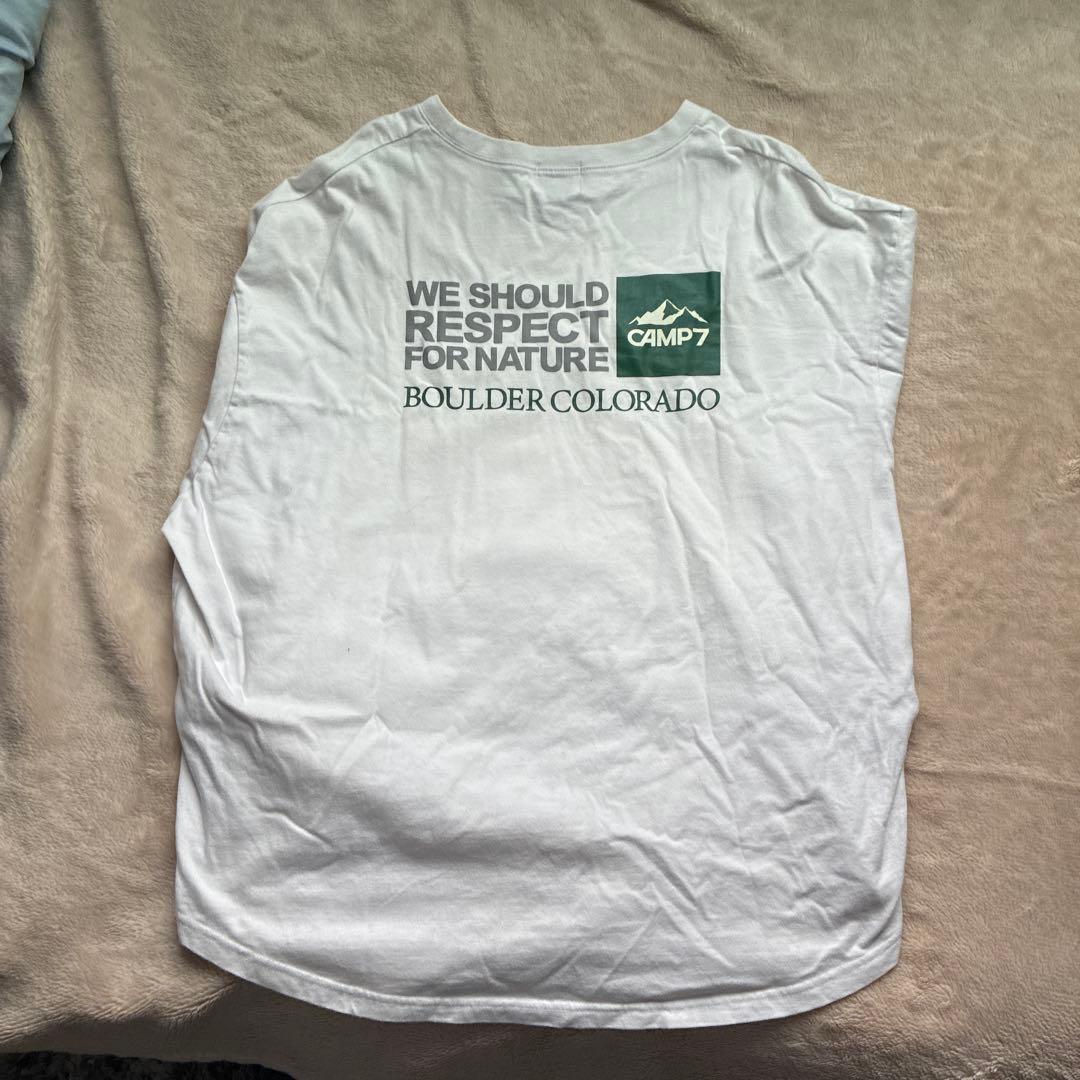CAMP7 長袖 Tシャツ ホワイト Lサイズ — image 2