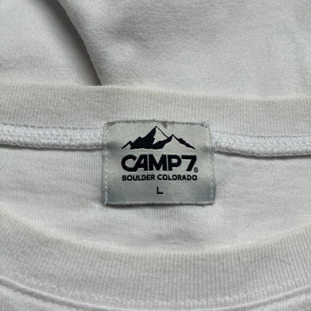 CAMP7 長袖 Tシャツ ホワイト Lサイズ — image 3