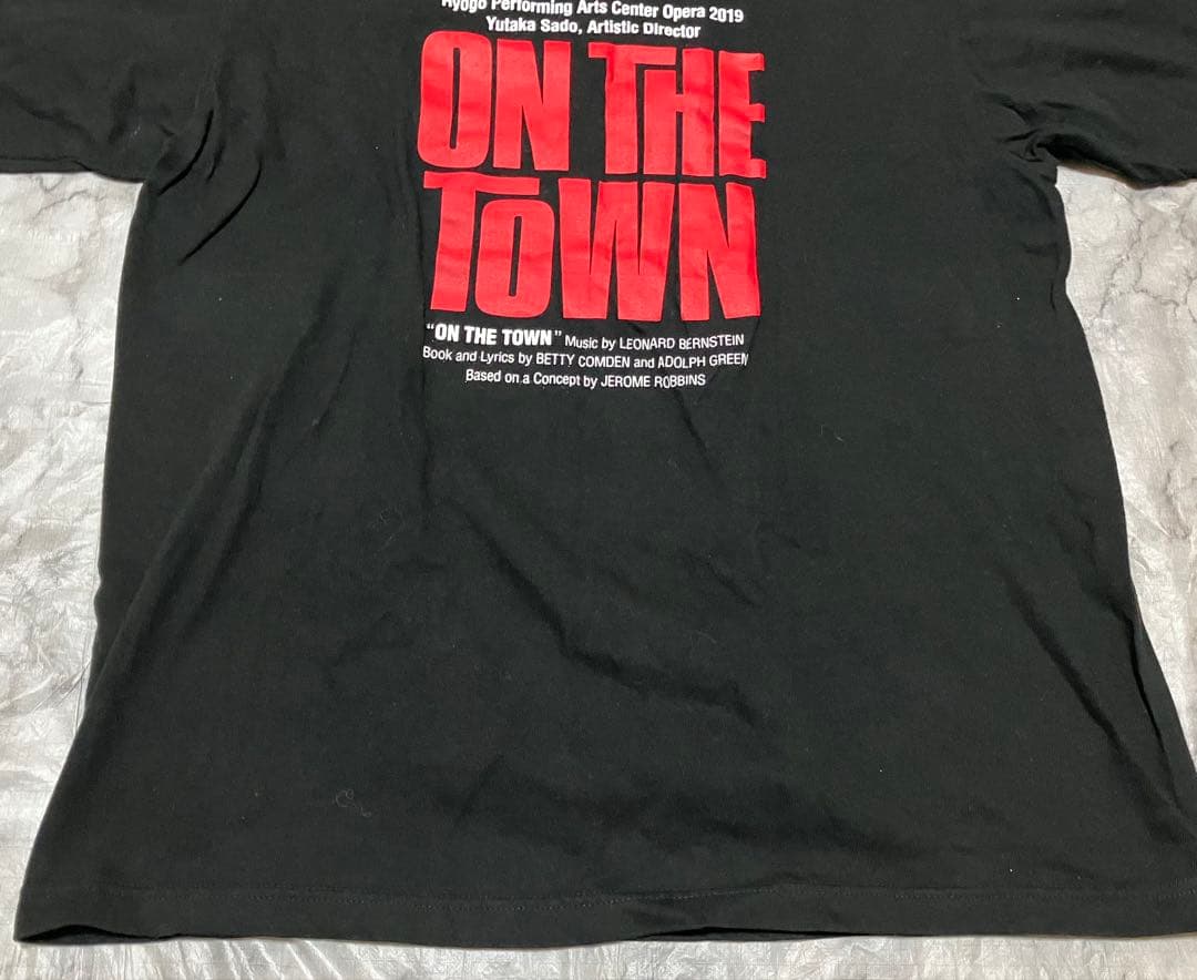 printstar プリントスター ON THE TOWN Tシャツ 黒 XL — image 3