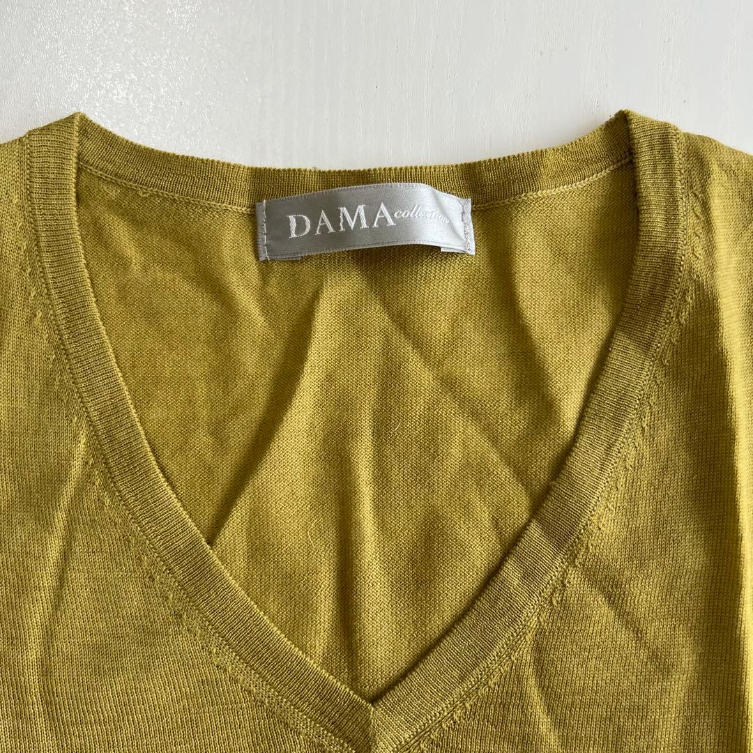 美品　ダマ　DAMA collection 長袖ニット LL　薄手　セーター — image 3