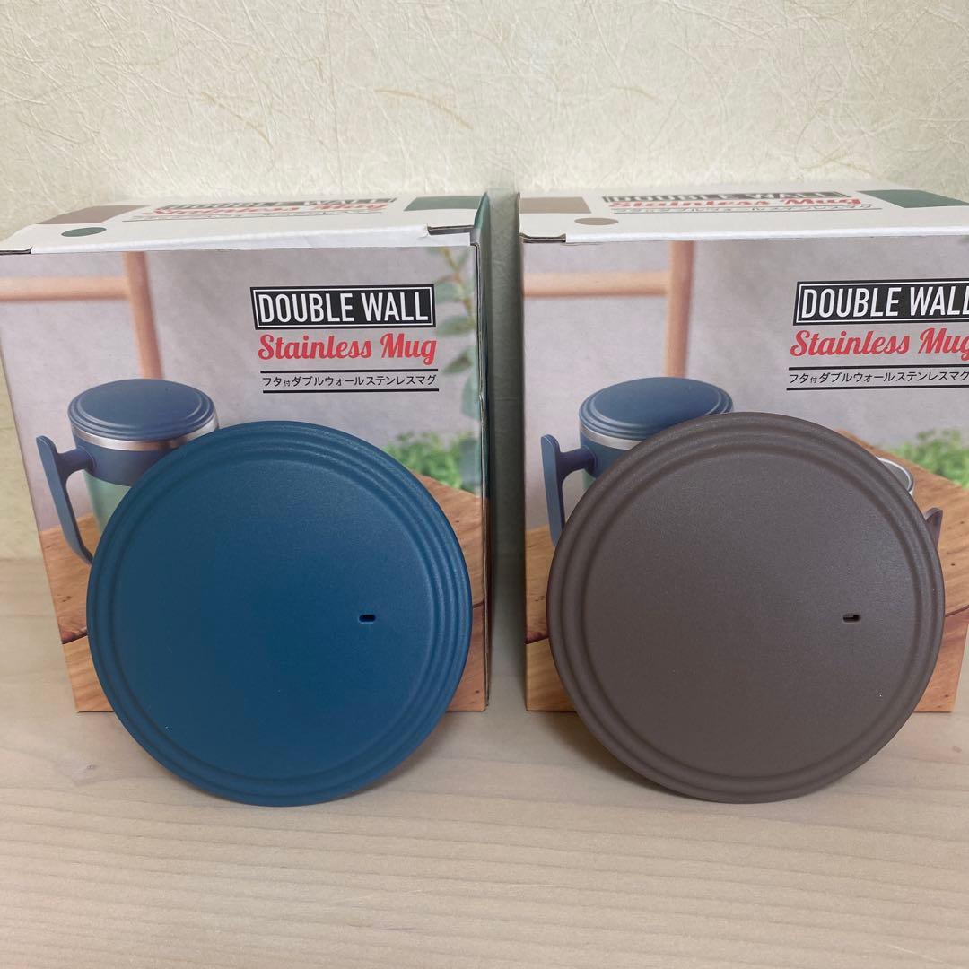 デリカミニ デリ丸　ダブルウォール ステンレスマグ 蓋付き　新品2個セット — image 4