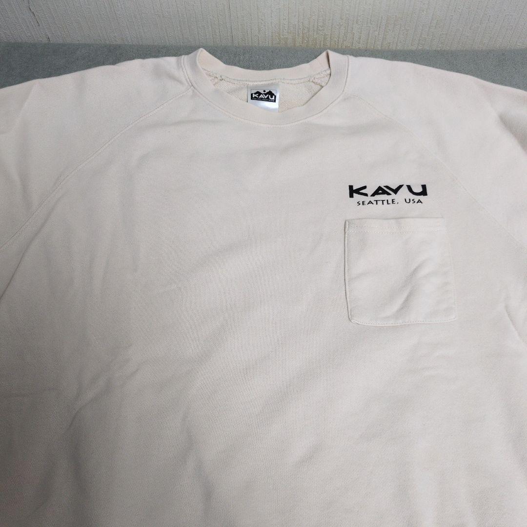 KAVU カブー クルーネック スウェット ポケット付き サイズL — image 3