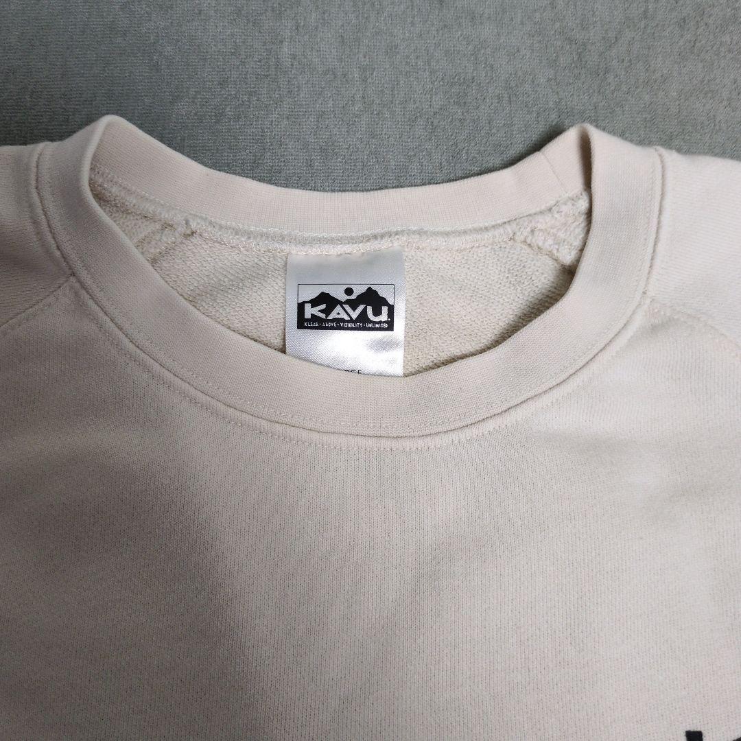 KAVU カブー クルーネック スウェット ポケット付き サイズL — image 4