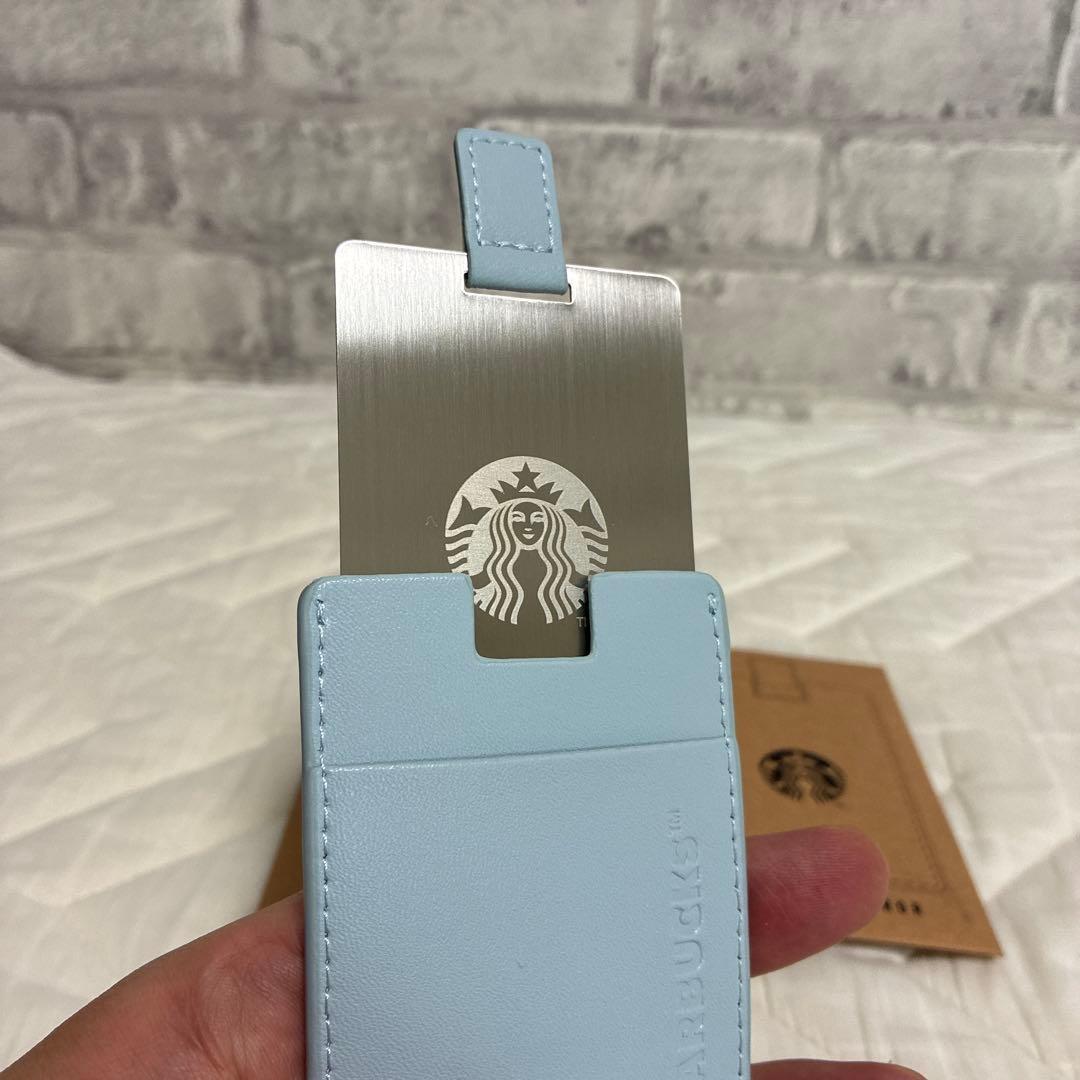 非売品Starbucks Pocket Mirror ライトブルー　2セット — image 5