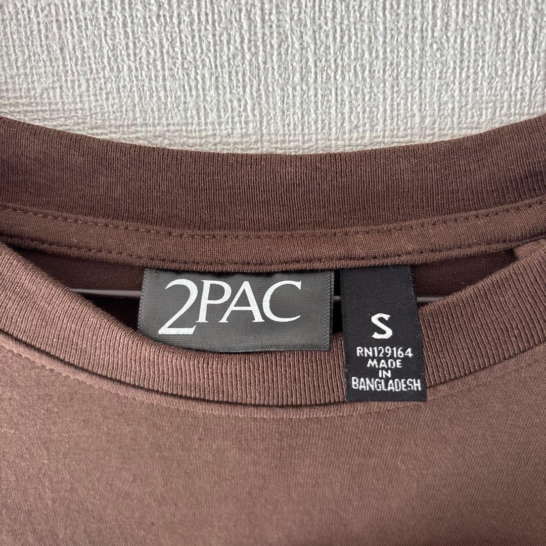 2PAC ブラウン Tシャツ Sサイズ — image 2