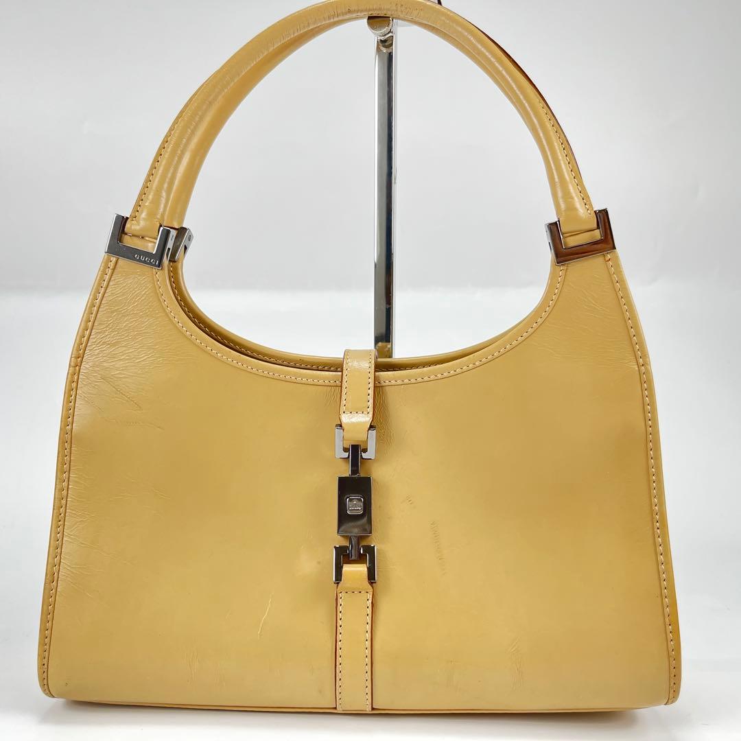 GUCCI グッチ Jackie ジャッキー GGキャンバス ベージュ レザー — image 2