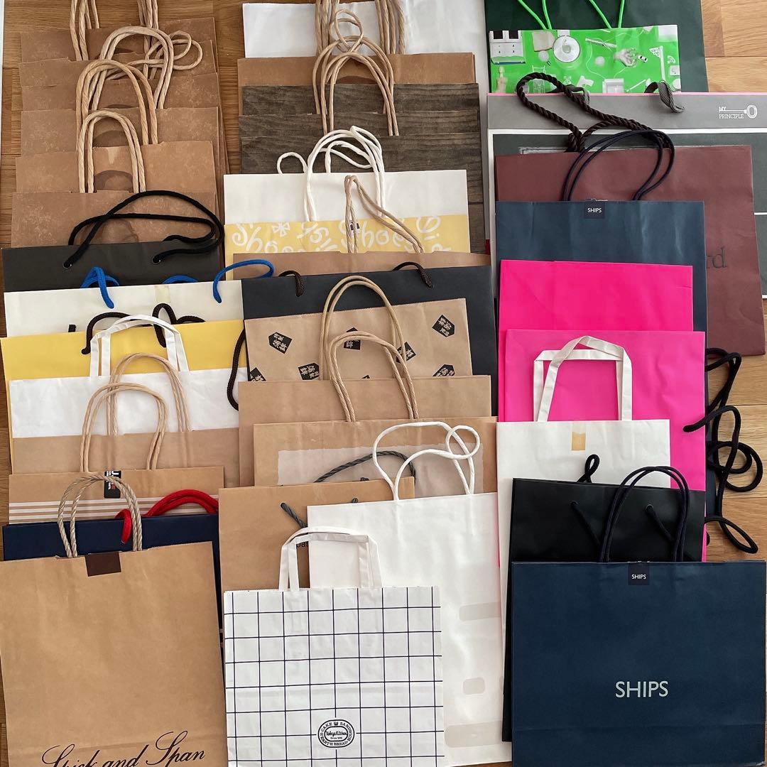化粧品 アパレル ショップ袋 ショッパー 買い物袋 紙袋 まとめ売り 190枚 — image 2
