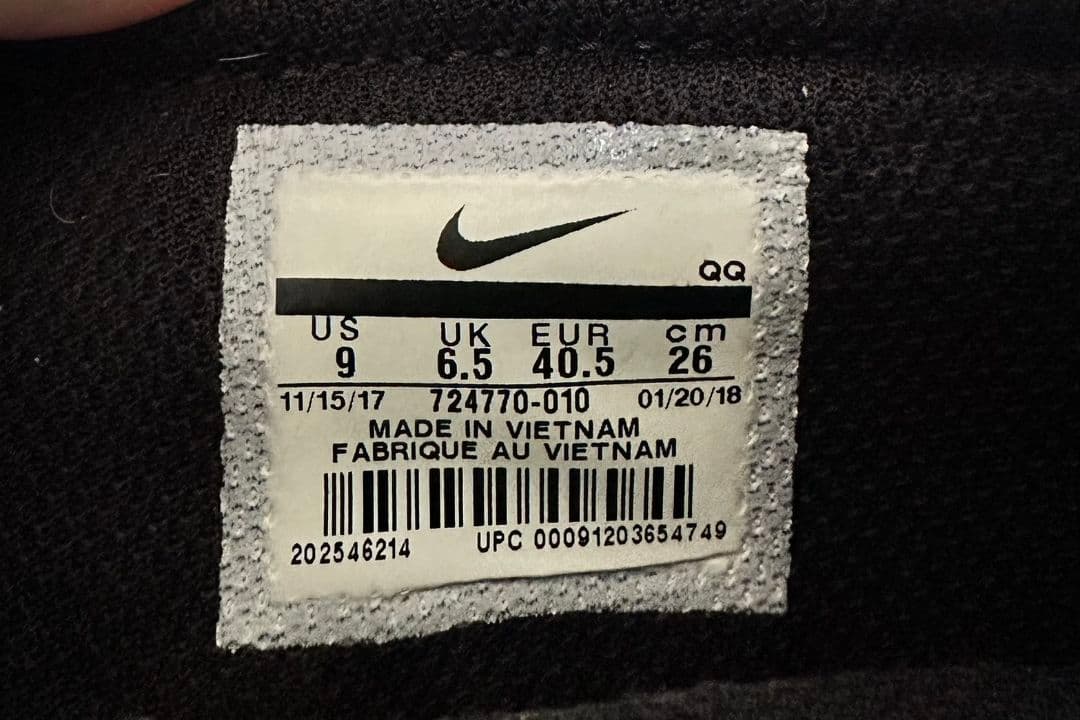 NIKE スリッポン 26cm ブラック 黒 スニーカー メンズ レディース — image 2