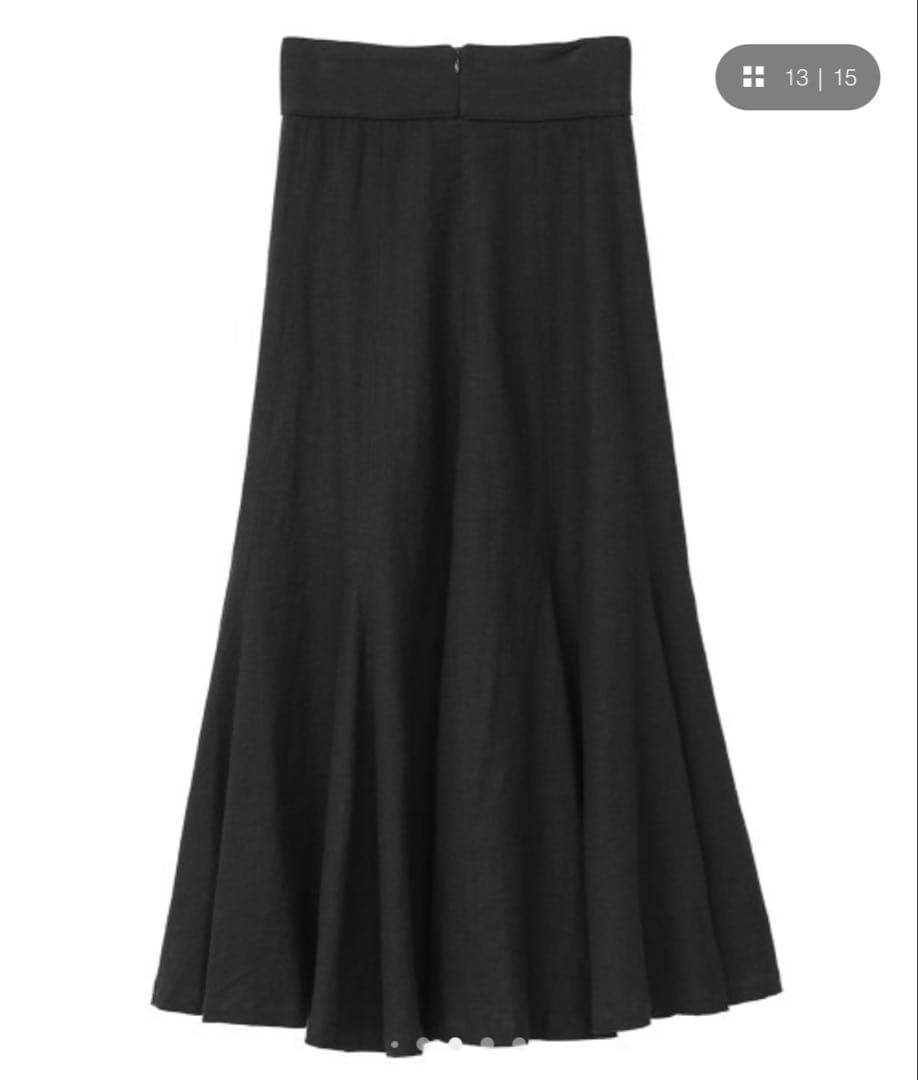 CLANE WAIST PIPING MERMAID SKIRT — image 3