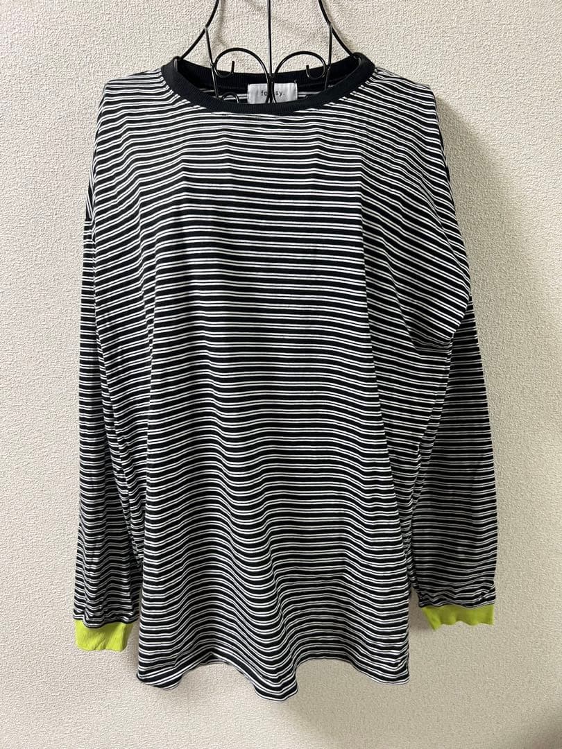 【極美品】forksy. 配色リブオーバーサイズカットソー 完売品 — image 3