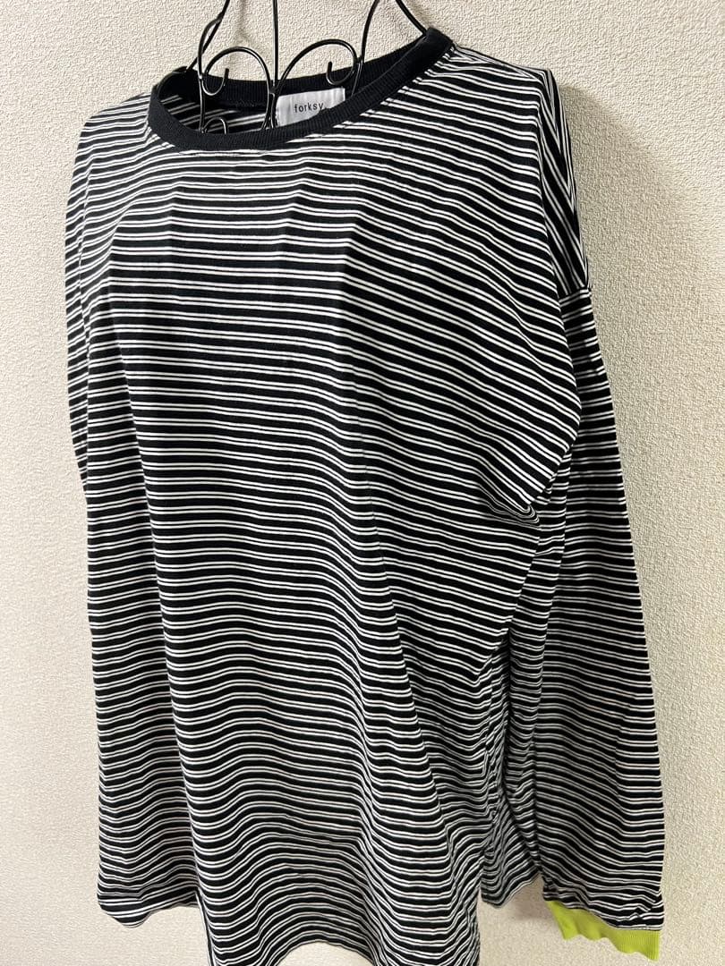 【極美品】forksy. 配色リブオーバーサイズカットソー 完売品 — image 4