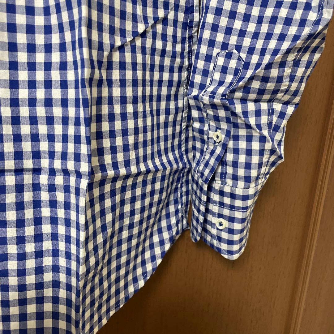 限定期間お値下げ✨マリンフランセーズ　ギンガムチェックレギュラーシャツ — image 3