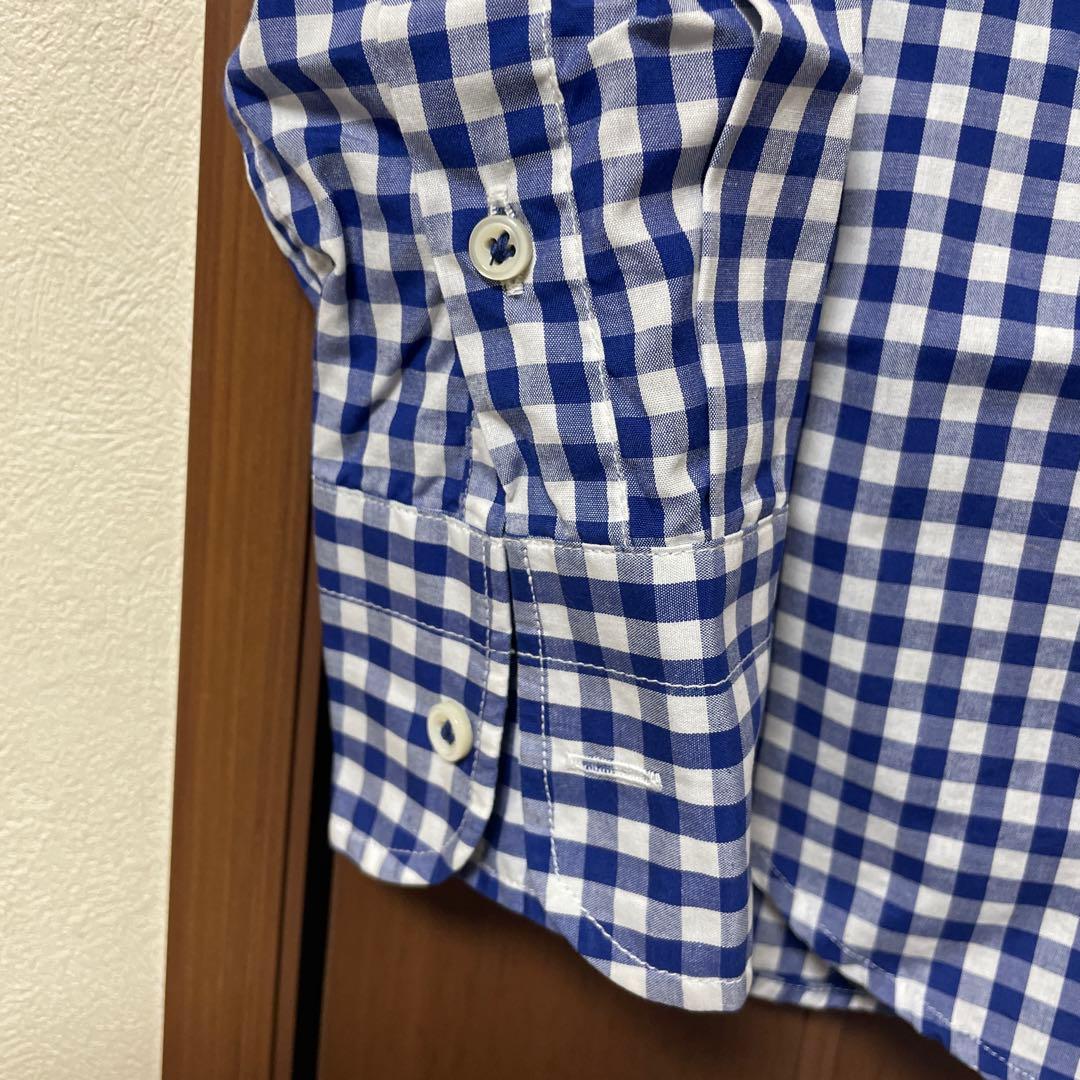 限定期間お値下げ✨マリンフランセーズ　ギンガムチェックレギュラーシャツ — image 4