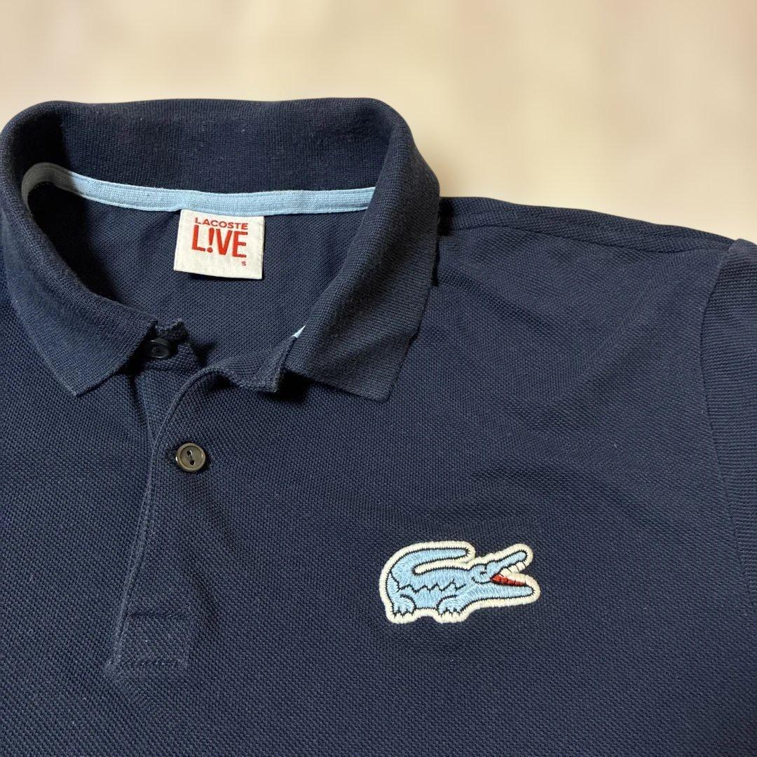 LACOSTE L!VE ポロシャツ デカワニ　サイズS〜M位 — image 3