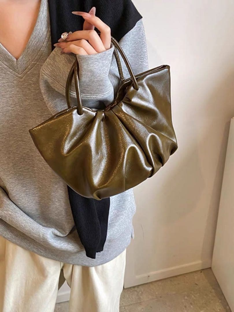 柄付き✭2WAYハンド&ショルダーバッグ✭オールシーズン対応 — image 4