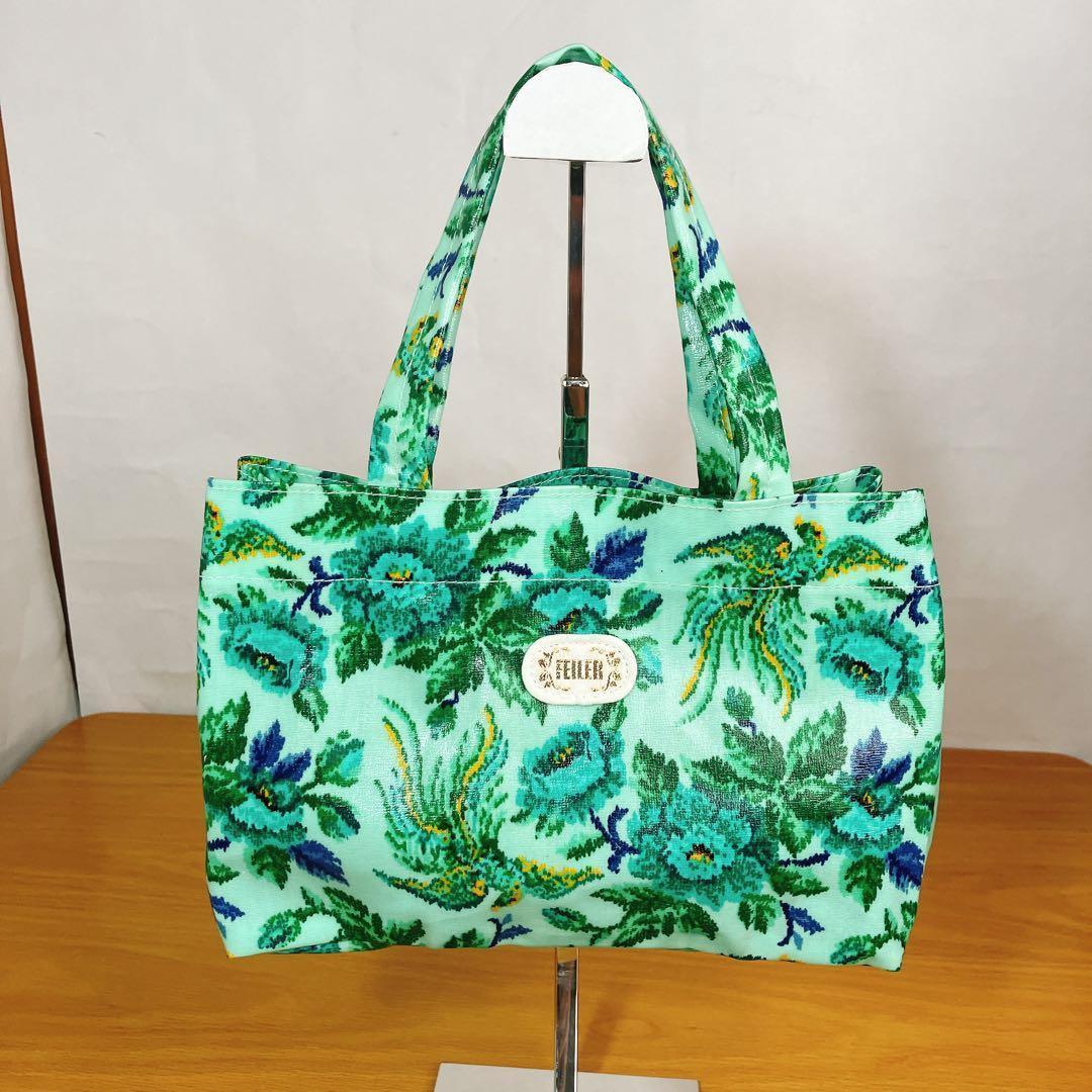 美品 FEILER フェイラー 花柄 トートバッグ ハンドバッグ ミニサイズ — image 2
