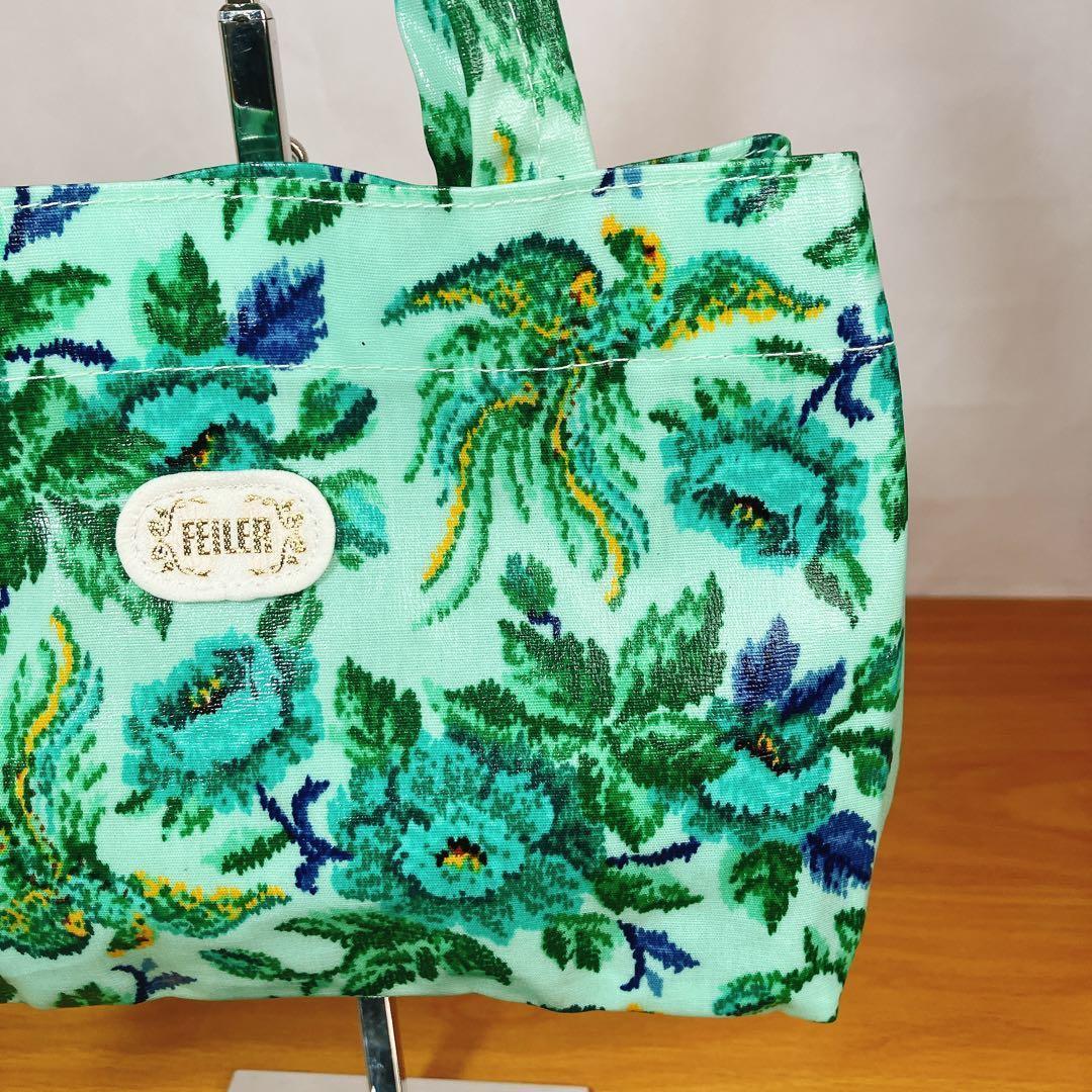 美品 FEILER フェイラー 花柄 トートバッグ ハンドバッグ ミニサイズ — image 5