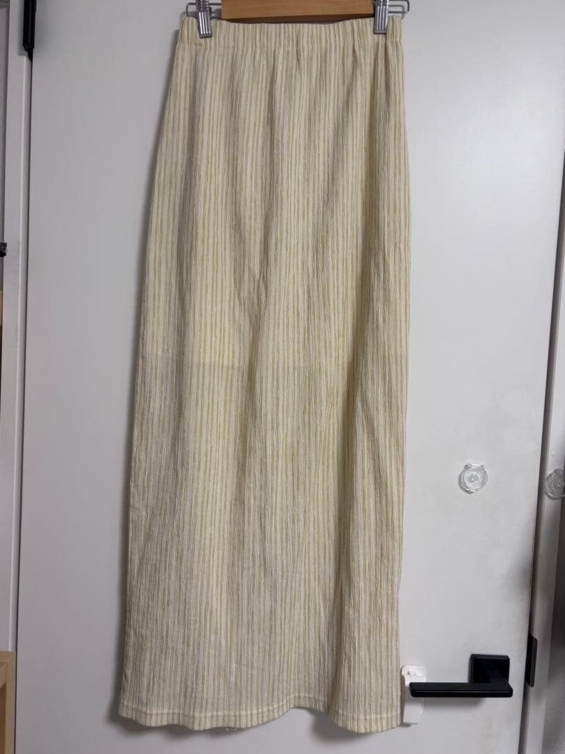 Steven Alan CRAPE STRIPE EASY SKIRT — image 4
