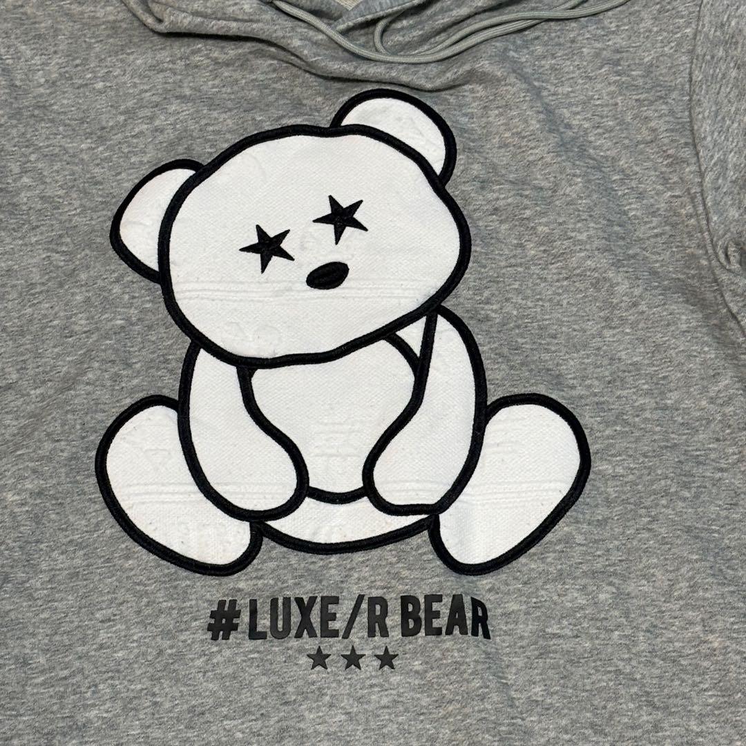 LUXE/R #LUXE/R BEAR グレー パーカー Mサイズ — image 2
