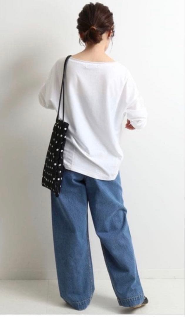 SLOBE IENA カットオフニュアンスロンT ホワイト — image 2