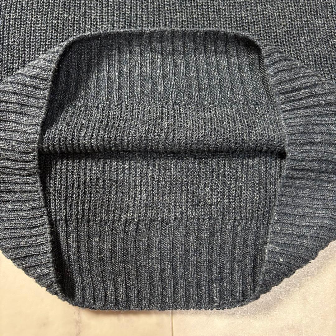 GRAN SASSO LINO リネン100% 半袖サマーニット 46 グレー — image 5