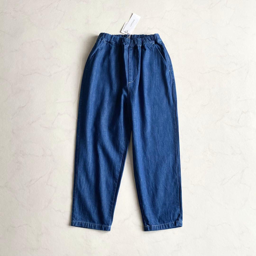LAITERIE 甘織 テーパード デニム パンツ ゆったり — image 3