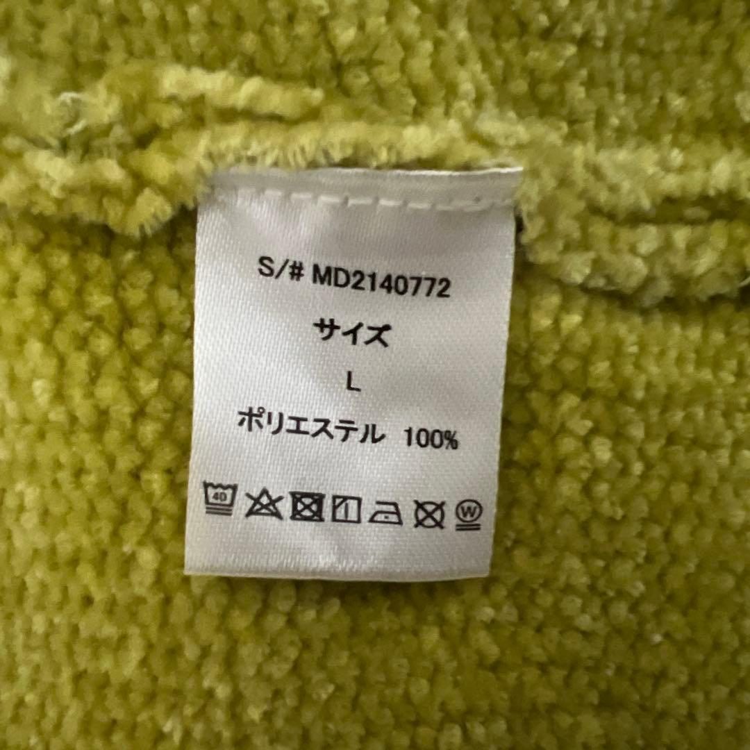 confirm 畦編みアクリルニット イエロー ユニセックス L — image 5
