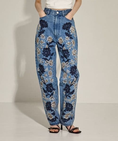 CLANE FLOWER EMBROIDERY PANTS — image 3