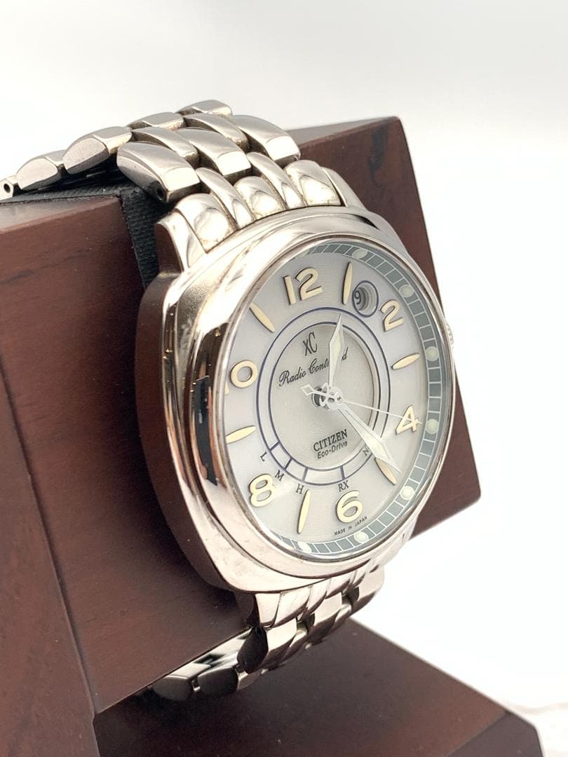 【稼動】CITIZEN XC エコドライブ腕時計 メンズ　シルバー — image 3