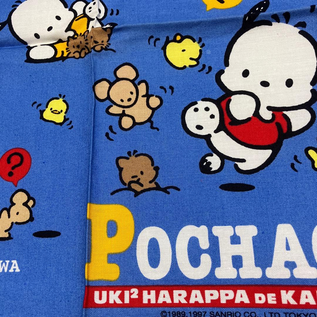 ① 当時　新品　サンリオ　ポチャッコ　ランチマット　大判クロス　レトロ1997 — image 3