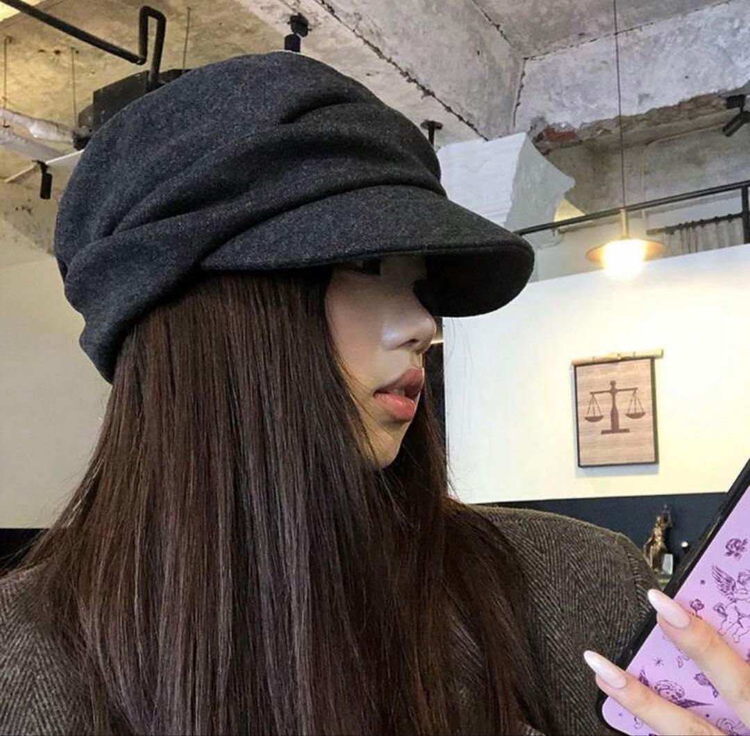 キャスケット フリーサイズ　新品　韓国　shein 早い者勝ち — image 2