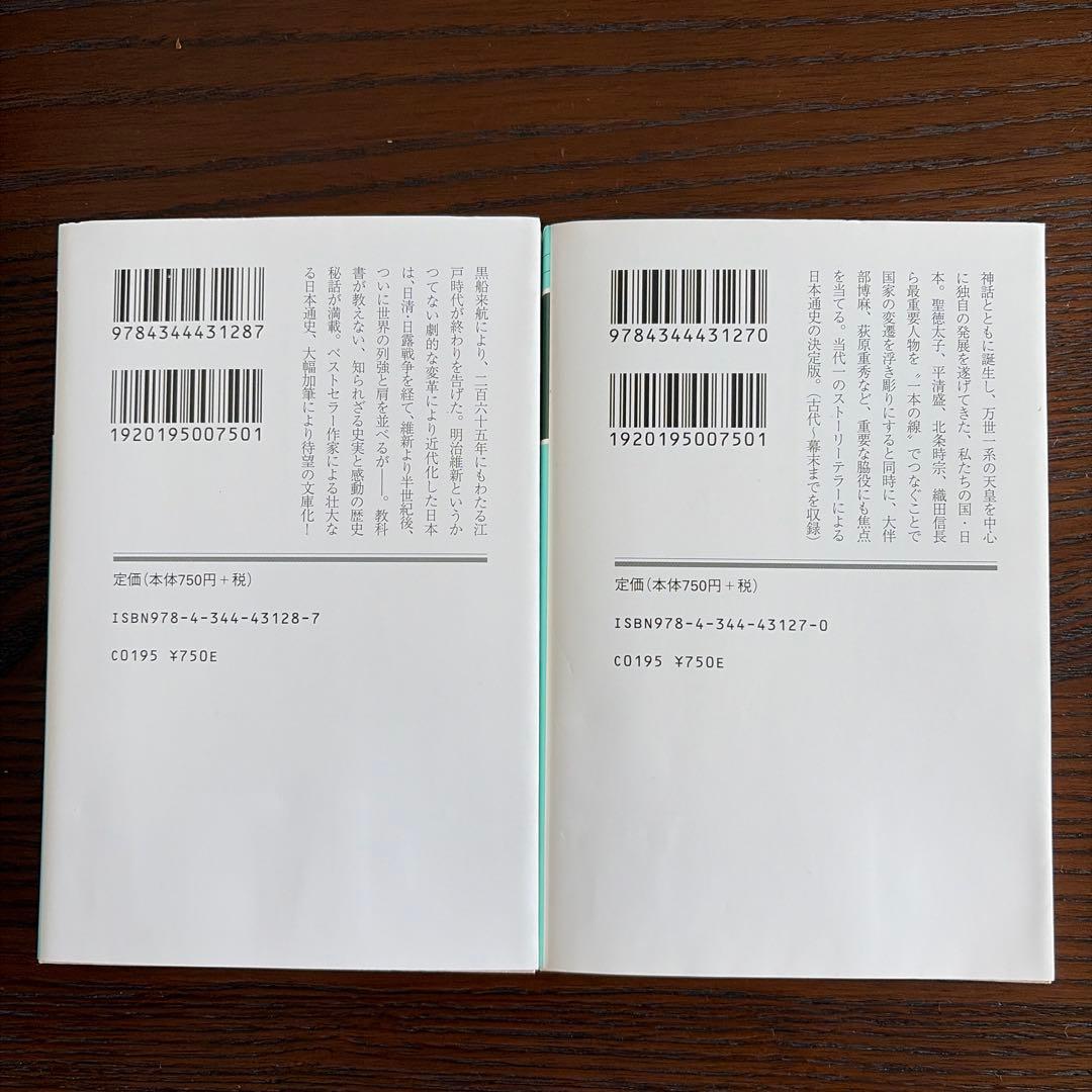 [新版]日本国紀 文庫本 上下巻 2冊セット — image 2