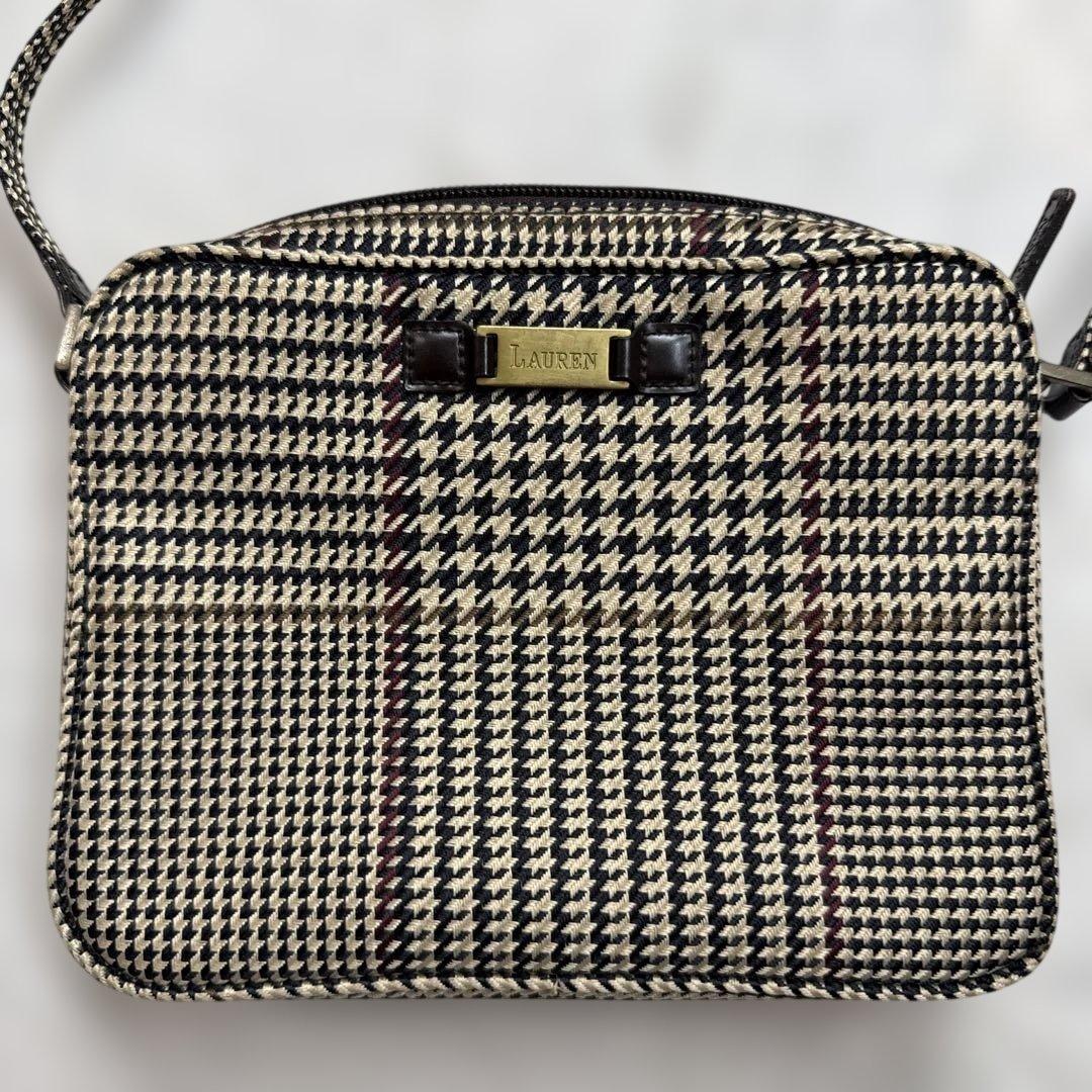 ラルフローレン　千鳥格子柄バッグ — image 2