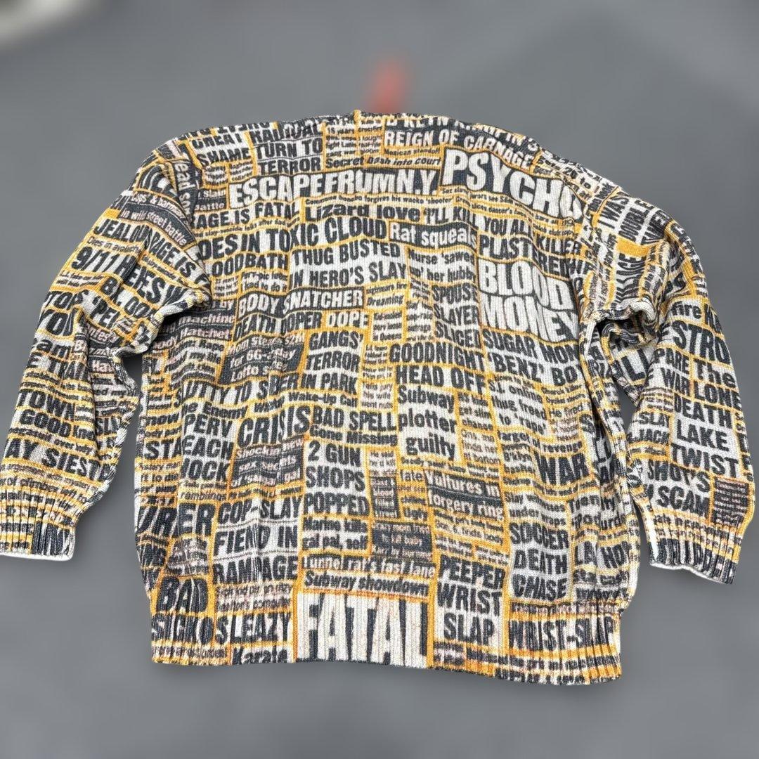 Supreme Newsprint Sweater Multi L — image 5