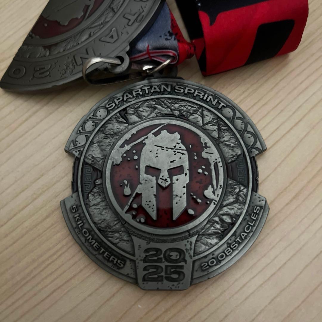 SPARTAN RACE 2025 5K 完走メダル — image 2