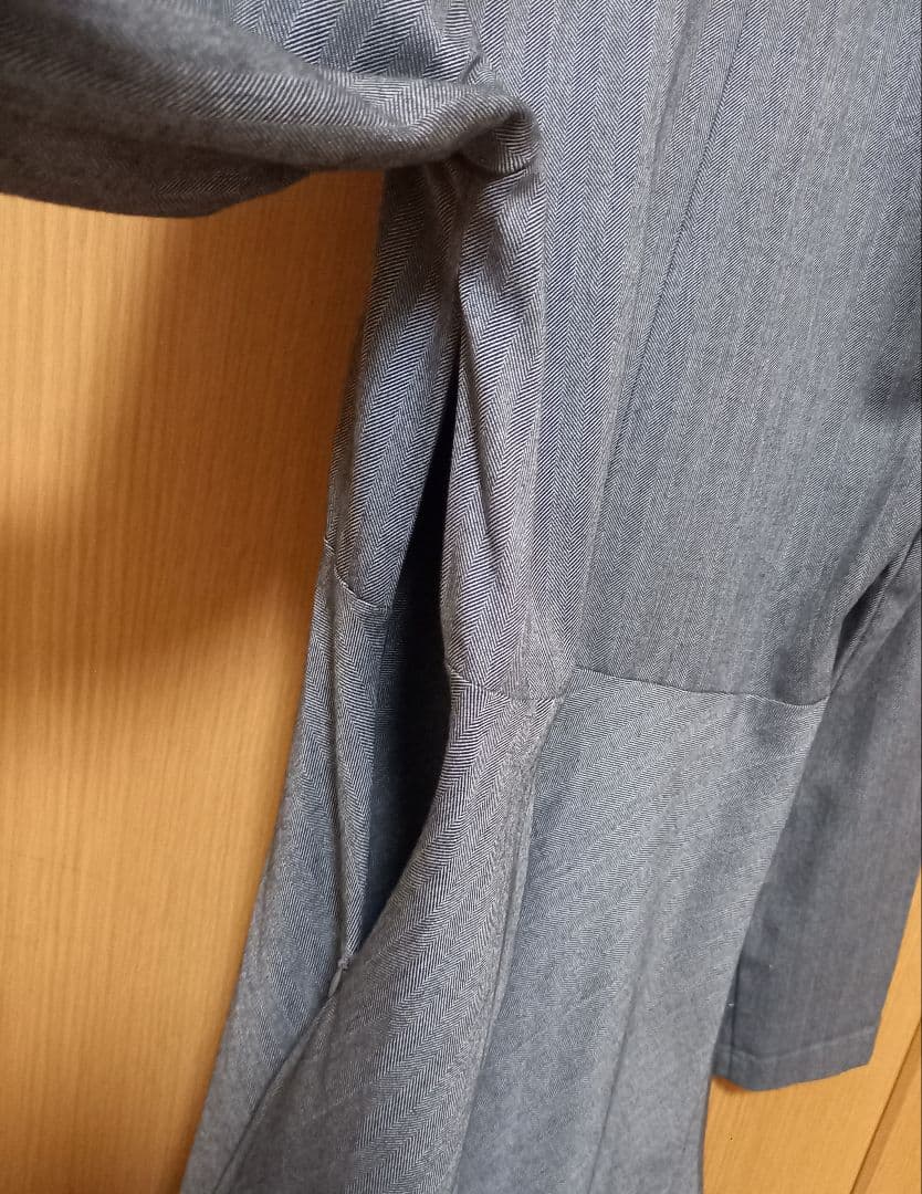 【ZARA】ヘリンボーン　マキシ丈　フレアワンピース — image 4