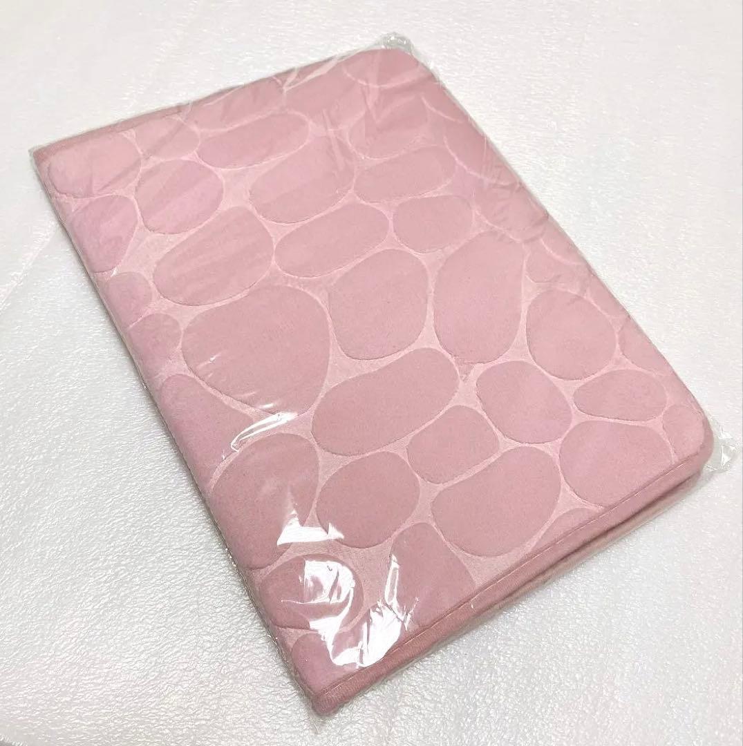 【新品未使用】エンボスファイバーマット バスルーム 滑り止め60x40cm — image 5