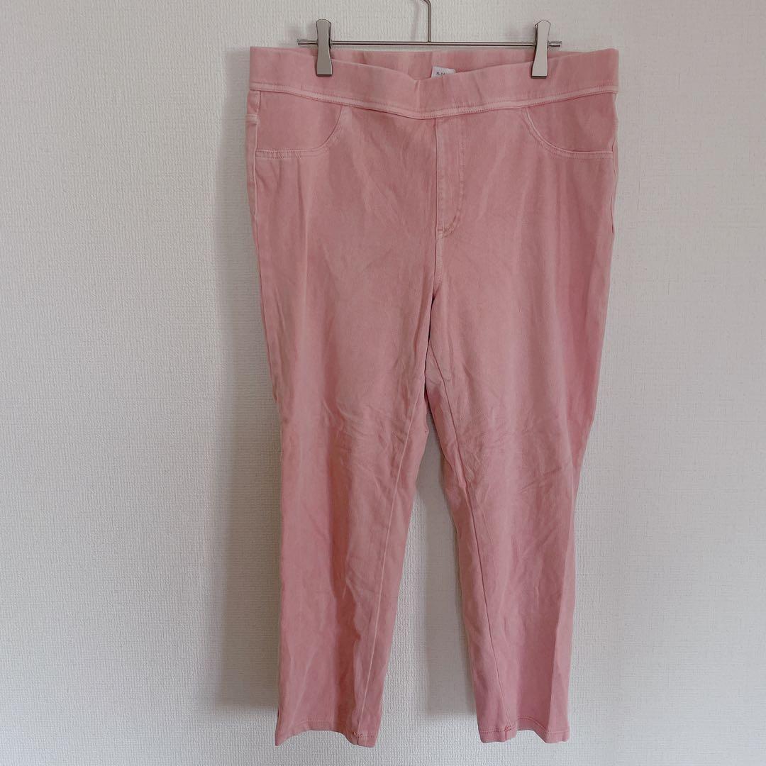 TIME AND TRU 【XL】ピンク スキニーパンツ 大きめ — image 2