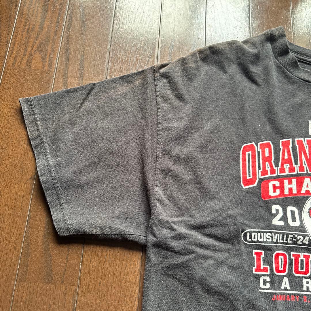 2007 Orange Bowl優勝記念 Louisville Tシャツ XL — image 3