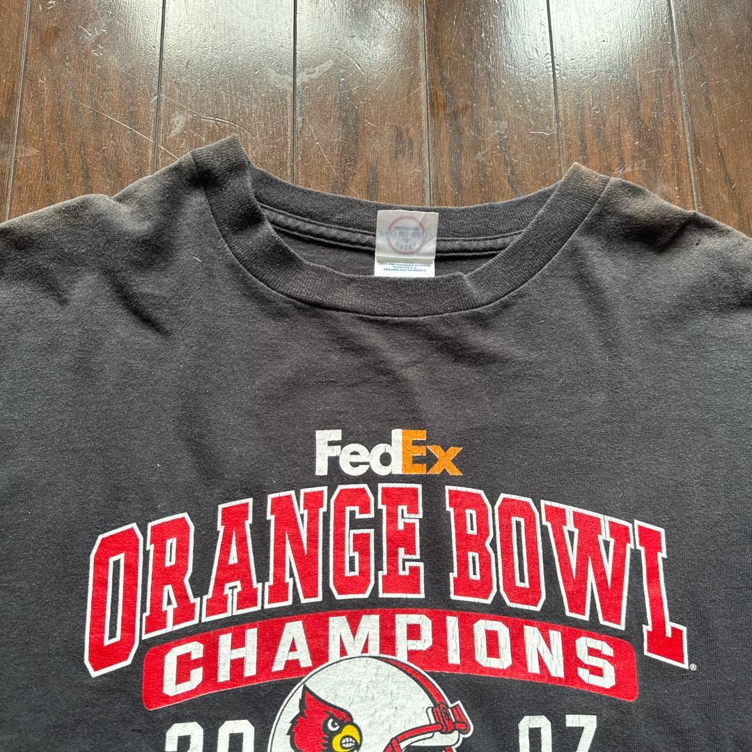2007 Orange Bowl優勝記念 Louisville Tシャツ XL — image 5