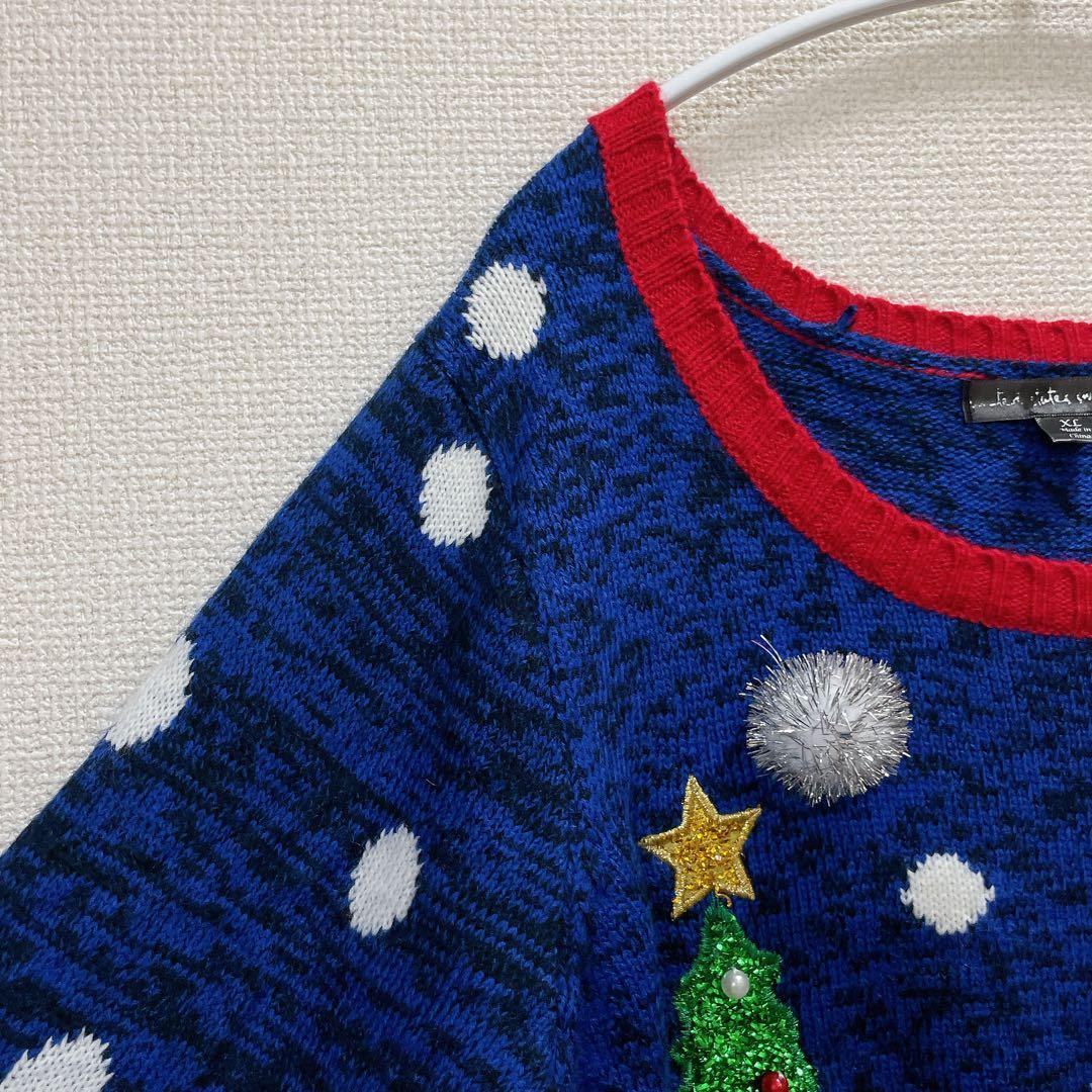 ユナイテッドステーツセーター【XL】クリスマス ペンギン クルーネック ニット — image 5